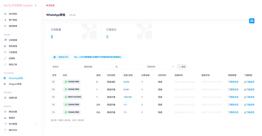 后台商品管理